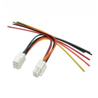 PPA-042M/F: 4 PIN MALE & FEMALE SPEAKER CONNECTION 1-Pair