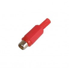AC1018: RCA SOCKET WITH TAIL RED, CONNECTOR​