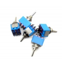 SW1007: TOGGLE SWITCH 9 PIN-DPDT ON/ON