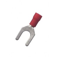 VY1-6: Terminal Insulated Fork Type Stud Size 1/4"(100/bag)
