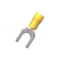 VY5-4: Terminal Insulated Fork Type Stud Size 8 (100/bag)