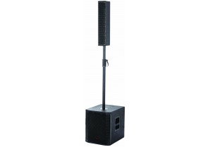 PPA-12SB: 2000W Professional 2.1 Active Power Speaker System