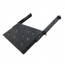 CAT105-10: 1U 10in Sliding Vented Rack Server Shelf 