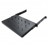 CAT105-12: 1U 12in Sliding Vented Rack Server Shelf 
