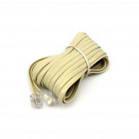 TC6013-12IV (Ivory Color Only): 12FT TEL Line Extension cord,