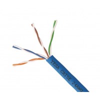 CAT5E-1000: 100% COPPER, SOLID 24AWGx4C UTP CABLE 1000FT