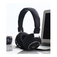 BHS-001B: Black Wireless Bluetooth Headphones