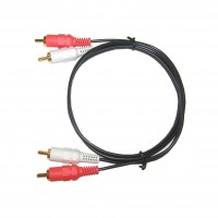 CA1063: 3FT ONLY, GOLD AUDIO CABLE, 2 RCA TO 2 RCA