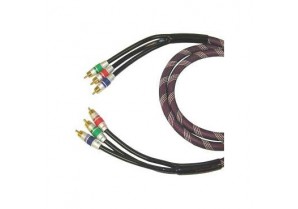 PRO2006-1.8M: DVD COMPONENT VIDEO CABLE 3 RCA MALE TO 3 RCA MALE 