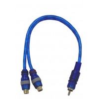 PPAY2BL: RCA Y Cable, One male to Two female