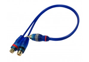 PPAY2BL: RCA Y Cable, One male to Two female