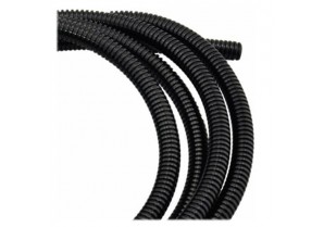 AS1021-450: 1/2" 4GA Split Loom Flexible Tubing 50FT BK