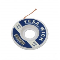 ET1029: Solder wick 5FT length width 0.15" safer