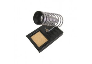ET1026: Metal soldering iron stand w/sponge